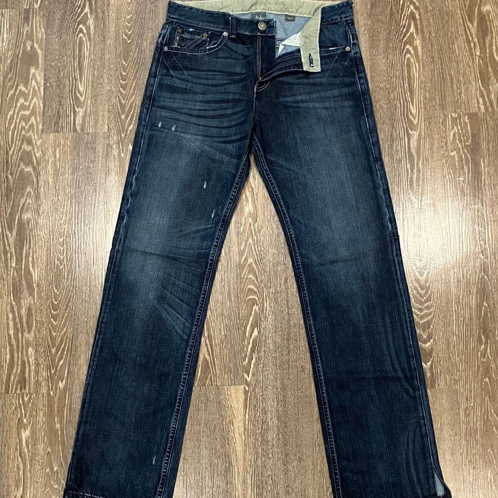 A/X Armani Exchange Dark Blue Straight Jeans (J65)